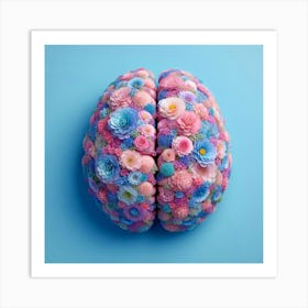 Flower Brain 3 Art Print