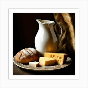 Jug Of Milk Art Print