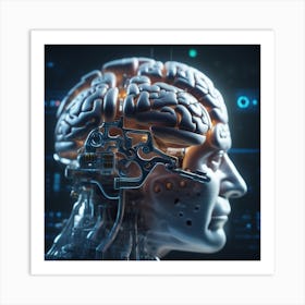 Artificial Intelligence 100 Art Print