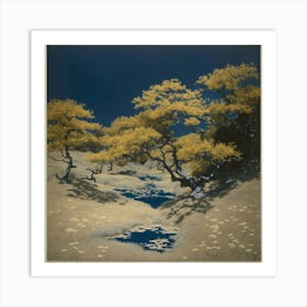 Landscape Photography In Style Anna Atkins (1) Art Print