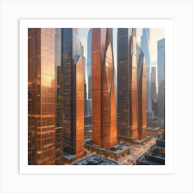 Futuristic Cityscape 26 Art Print