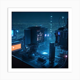 City At Night Art Print