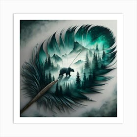 Feather Print Art Print