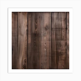 Wooden Planks Background Art Print