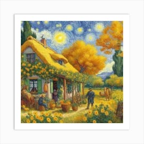 Starry Night 6 Art Print