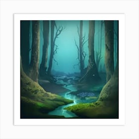 Forest 45 Art Print