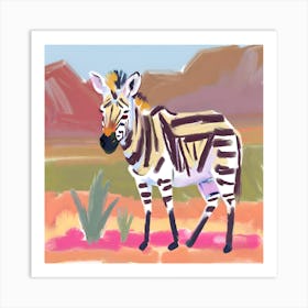 Mountain Zebra 02 Art Print