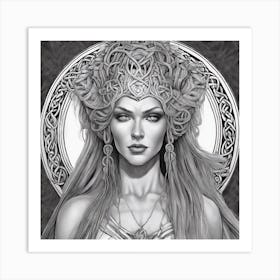 Viking Woman Art Print