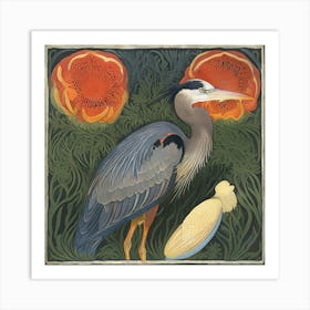 Blue Heron 8 Art Print