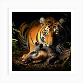 Wild Animal Creative Portrait 197 Art Print