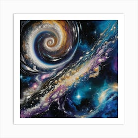 Spiral Galaxy Art Print