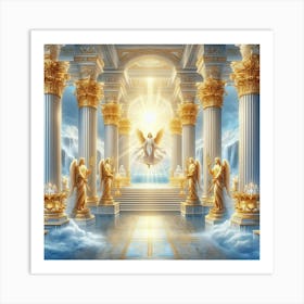 Angels In The Temple Art Print