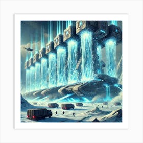 Ice Wall Generators Art Print