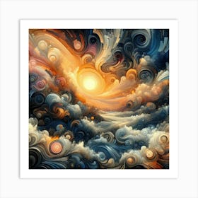 Tempestuous Beauty 13 1 Art Print