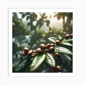 Coffee Beans On A Tree 70 Art Print