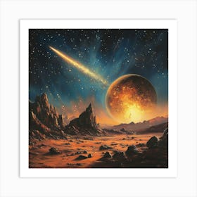 Nebula Art Art Print