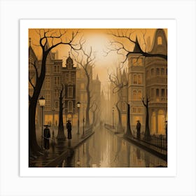 Old City Street Art Print