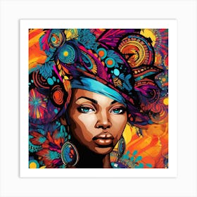 African Woman 37 Art Print