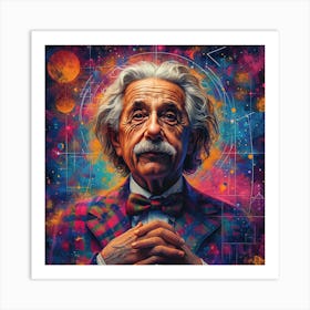Albert Einstein 13 Art Print