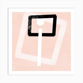 Geometric Exclamation mark Art Print