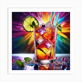 Colorful Drink 5 Art Print