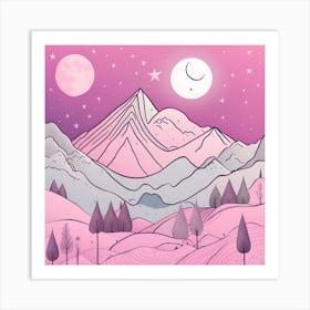 Moonlight Serenity Art Print