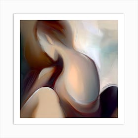 Abstract Of A Woman 4 Art Print
