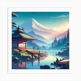 Asian Landscape 39 Art Print