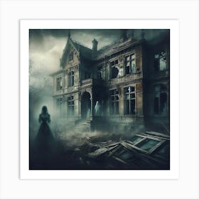 Haunted House 4 Art Print