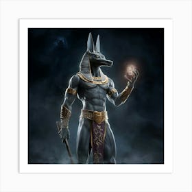 Anubis statues Art Print