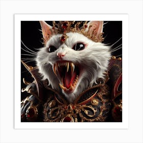 King Of Cats 1 Art Print