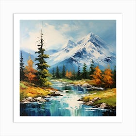 Mountain Stream Art Print