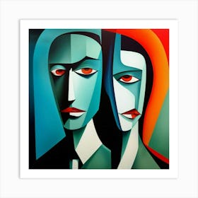 Man And Woman 2 Art Print