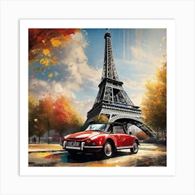 Eiffel Tower 3 Art Print