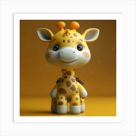 Giraffe 12 Art Print