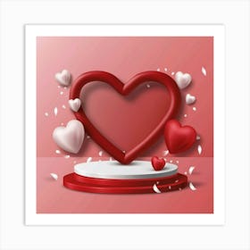 Valentine'S Day Background Art Print