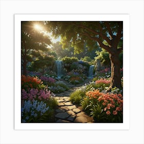 Garden Path 13 Art Print