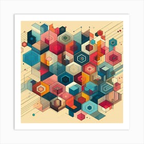 Geometric Art Art Print