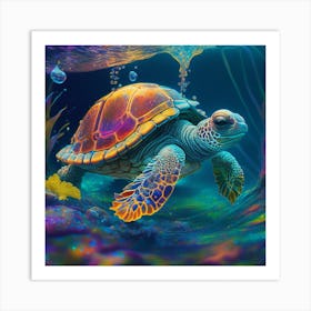 Sea Turtle Art Print