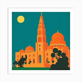 Islamic Mosque 3 Art Print