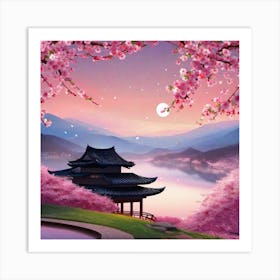 Cherry Blossoms 41 Art Print