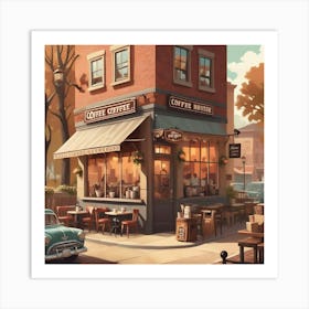 Coffee Shop 1 Art Print