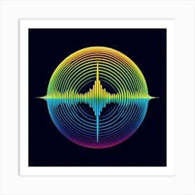 Prismatic Pulse art Art Print