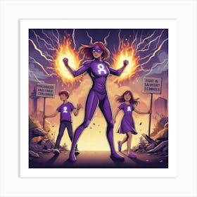 Sagittarius Super Mom #13 Art Print