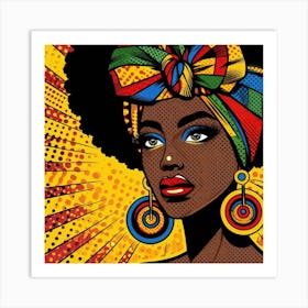 Zoya Pop African Woman Art Print