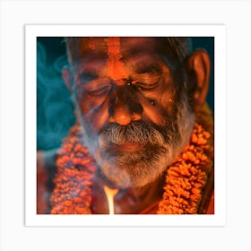 Hindu Guru 2 Art Print