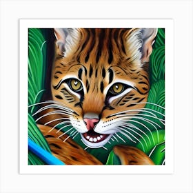 Adorable Wildcat 1 Art Print