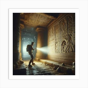 Egyptian Tomb 1 Art Print