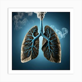 Lungs Stock Videos & Royalty-Free Footage 30 Art Print