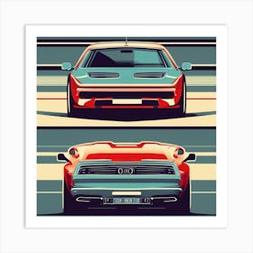 Audi A6 1 Art Print